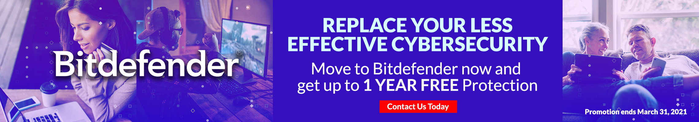 Bitdefender One Year free banner